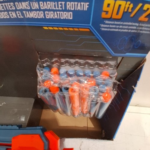 NERF ELITE SHOCKWAVE 2.0 BLUE/ORANGE 30 DARTS RD-15 image 3