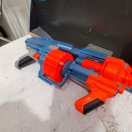 NERF ELITE SHOCKWAVE 2.0 BLUE/ORANGE 30 DARTS RD-15 image 4