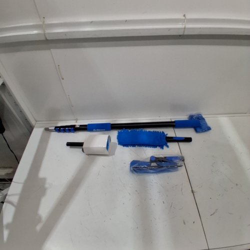 5PC ALLSPACE MULTI-PURPOSE HOME CLEANING KIT - 12FT MAX - BLUE/SILVER (MODEL: 2001859) image 2