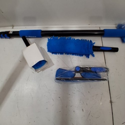 5PC ALLSPACE MULTI-PURPOSE HOME CLEANING KIT - 12FT MAX - BLUE/SILVER (MODEL: 2001859) image 3