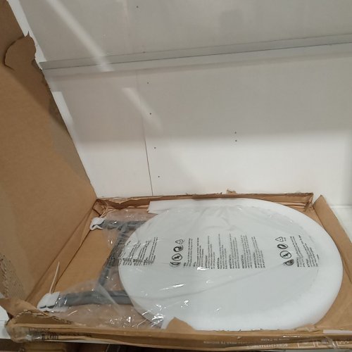 COSTWAY ROUND FOLDING TABLE, 32" - WHITE (MODEL: NP11936) image 3