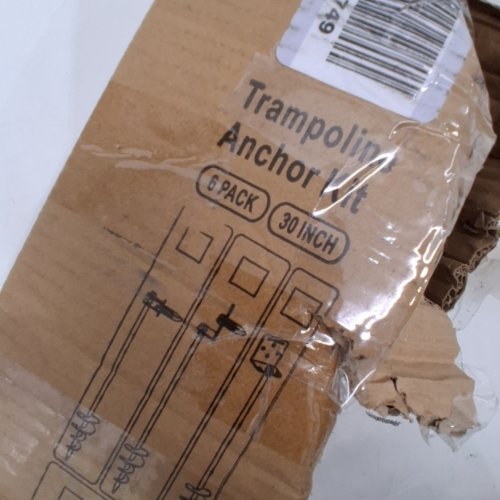 5PK TRAMPOLINE ANCHOR KIT - 30" - SILVER image 2