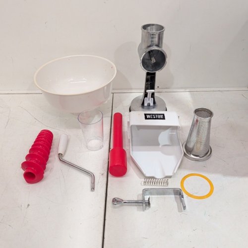WESTON TOMATO PRESS & SAUCE MAKER - WHITE (MODEL: ‎07-0801) image 2