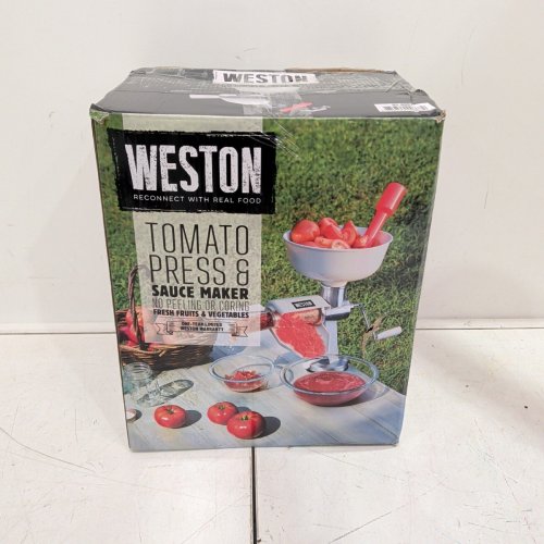 WESTON TOMATO PRESS & SAUCE MAKER - WHITE (MODEL: ‎07-0801) image 4