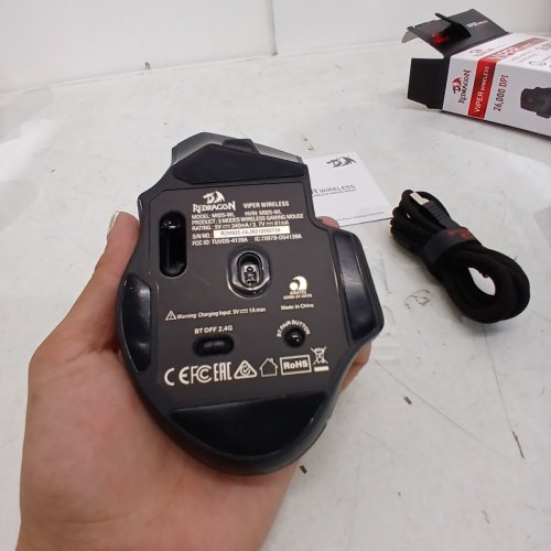 REDRAGON WIRELESS M925 PRO GAMING MOUSE - 26,000 DPI - BLACK (MODEL: M925-WL) image 5
