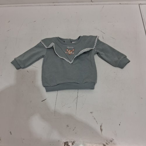 DISNEY BAMBI BABY SWEATSHIRT - 0-3M - SAGE GREEN image 2