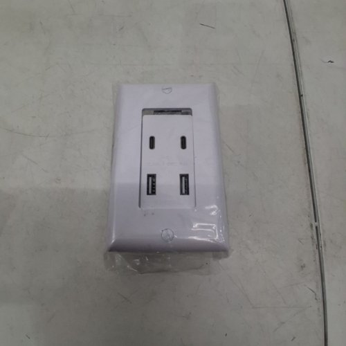 MAXXIMA USB RECEPTACLE OUTLET WITH USB C/A HIGH SPEED PORTS - WHITE - (MODEL:MEW-USB480) image 2