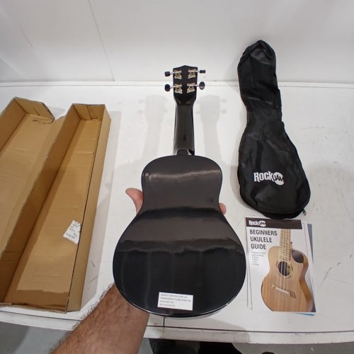 ROCKJAM SOPRANO UKULELE FOR LEARNERS WITH CARRY BAG - 21" - BLACK (MODEL: UK-222-BK) image 5