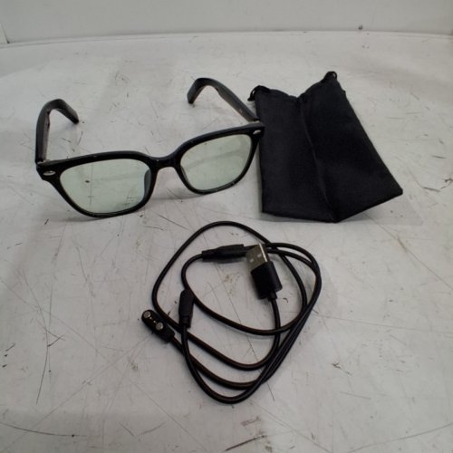 UNISEX ADULT BLUETOOTH COMPATIBLE SMART AUDIO GLASSES - 85 MAH X2 - BLACK - (M03) image 3