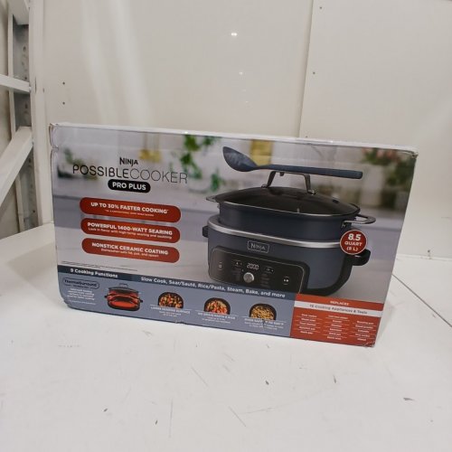 NINJA POSSIBLECOOKER PRO PLUS 9-FUNCTION MULTICOOKER, SLOW COOK, SEAR, SAUTÉ, PROOF, PASTA/RICE - 8.5QT - 1400W (CANADIAN VERSION) - sea salt BLUE (MODEL: MC2001C) image 6