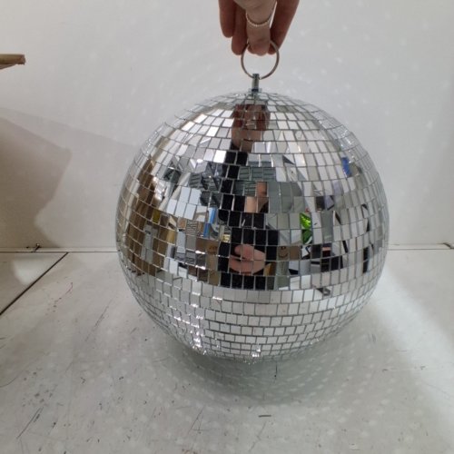 YOUDEPOT MULTI-USE HANGING MIRROR DISCO BALL- 12"- SHINY CLEAR image 2