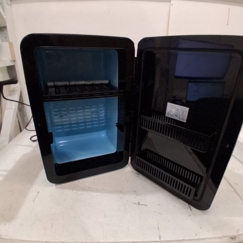 ADVWIN MINI FRIDGE FOR BEDROOM - 11.4" X 13.8" X 17.3" - BLACK (MODEL: US32040140) image 3