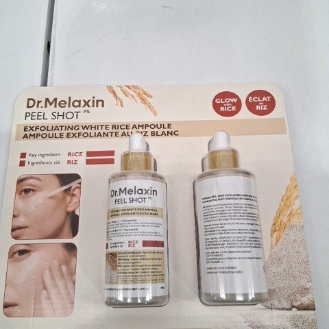 2PK DR.MELAXIN PEEL SHOT EXFOLIANT WHITE RICE AMPOULE -100ML (MODEL: 2035070) image 2