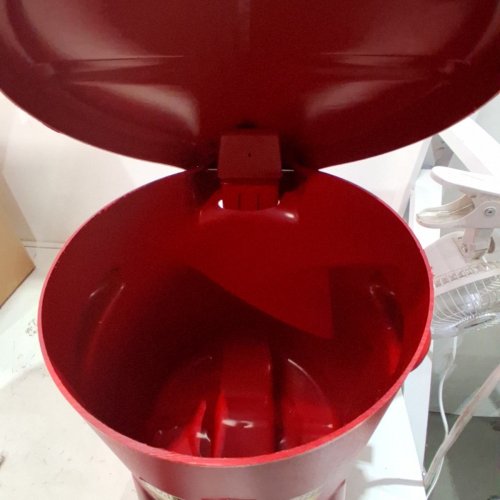 EAGLE OILY WASTE CAN WITH FOOT LEVER - 6 GAL - RED image 4