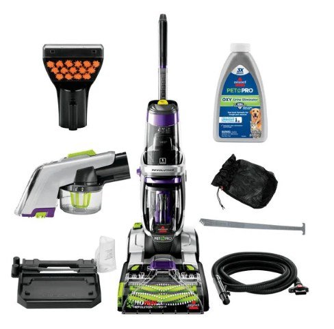BISSELL PROHEAT 2X REVOLUTION PET PRO PLUS UPRIGHT CARPET DEEP CLEANER BUNDLE- 120 V - 6.3A - MULTICOLOUR (MODEL: 3587F) image 2
