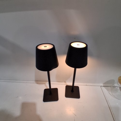 LUTABUO TOUCH SENSOR LED BEDSIDE TABLE LAMP - BLACK image 2