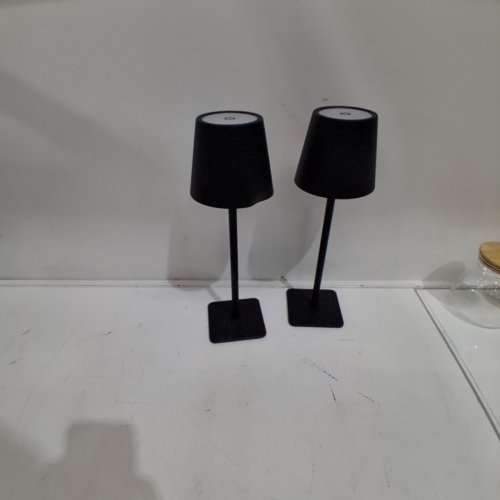 LUTABUO TOUCH SENSOR LED BEDSIDE TABLE LAMP - BLACK image 3
