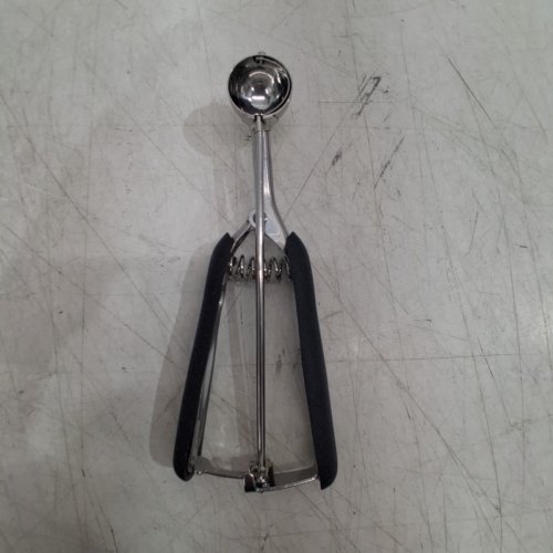 TRIGGER RELEASE ICE CREAM SCOOP - 1" SCOOP - SILVER / BLACK image 2
