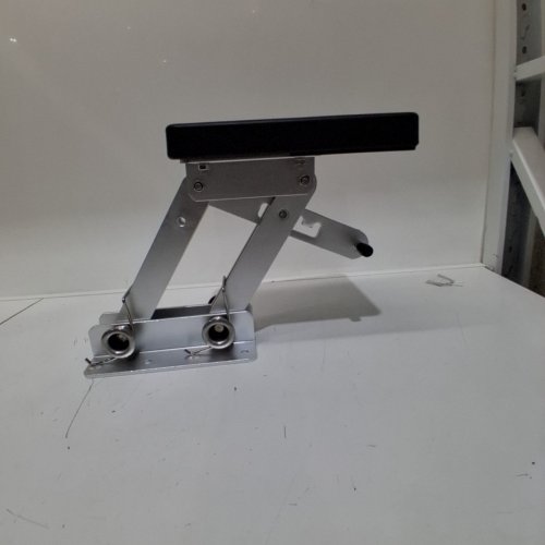 FUTURUP BOAT OUTBOARD MOTOR SUPPORT BRACKET - SUPPORTS 7.5HP-20HP MOTORS/MAX WEIGHT 115LBS - BLACK/SILVER image 3