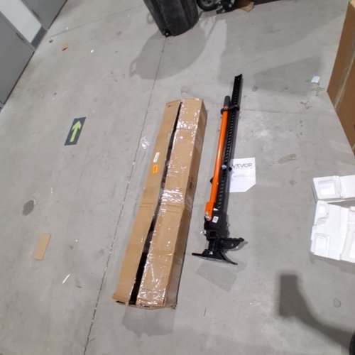 HEAVY DUTY RATCHETING OFF ROAD UTILITY HIGH LIFT FARM JACK - 48" - 700LBS - BLACK/ORANGE (MODEL: AH081048) image 3