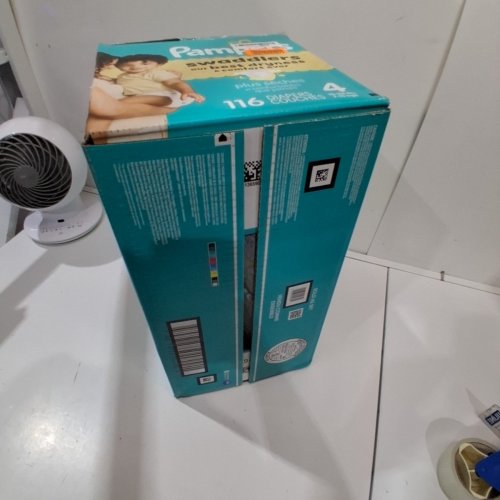 116PK PAMPERS SWADDLERS DIAPERS - SIZE 4 image 4