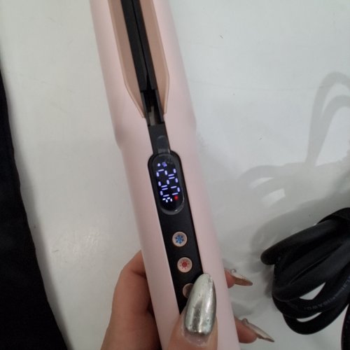SUPGALIY 2-IN-1 WET TO DRY HAIR DRYER AND STRAIGHTENER WITH HIGH-SPEED AIRFLOW - 2" - PINK (MODEL: EF088) image 2