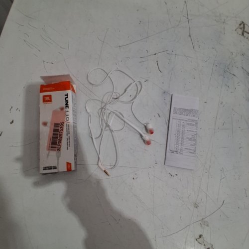 JBL TUNE 110 IN EAR HEADPHONES - WHITE image 2