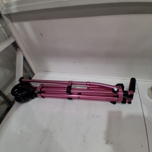 STANDER WONDER SPACE SAVER LIGHTWEIGHT FOLDABLE ROLLING WALKER - REGAL ROSE - (MODEL: 4200-RR) image 2