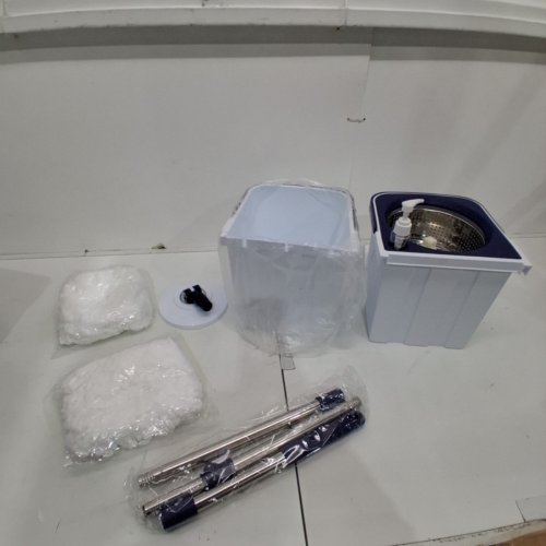 SPIN MOP AND BUCKET SET - WHITE / NAVY image 3