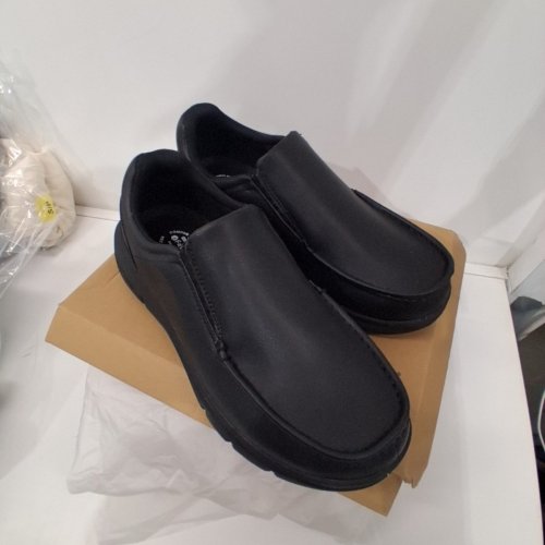MEN'S FITVILLE EASYWALK SLIP-ON DRESS SHOES - 13 - BLACK (STYLE: MLEWDV1BK13EW) image 2