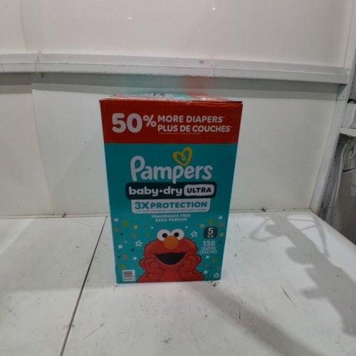 139PK PAMPERS BABY DRY ULTRA DIAPERS - SIZE 4 - ELMO SESAME STREET image 2
