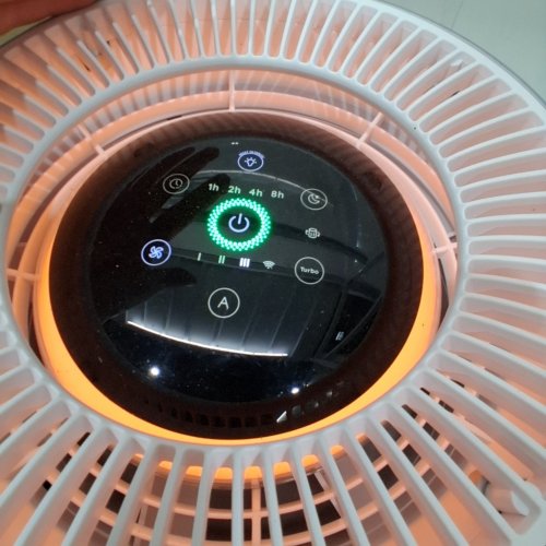 GOVEELIFE SMART AIR PURIFIER - APP & ALEXA CONTROL - COVERS UP TO 1162 SQ.FT- WHITE (MODEL: H7129) image 2