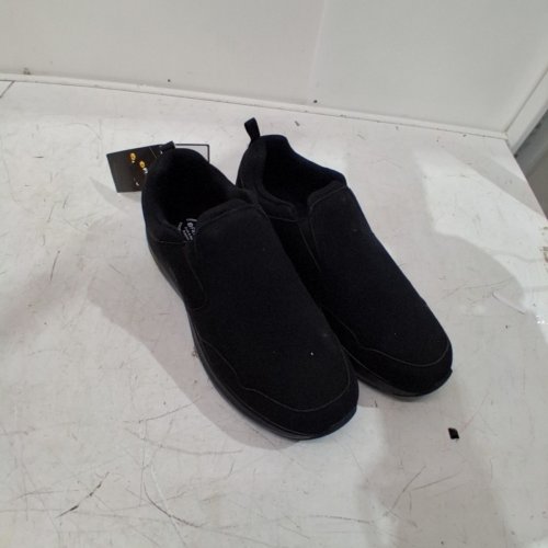 MEN'S FITVILLE EXPLORER OUTDOOR SLIP-ON SHOES - SIZE 14 WIDE - BLACK image 2