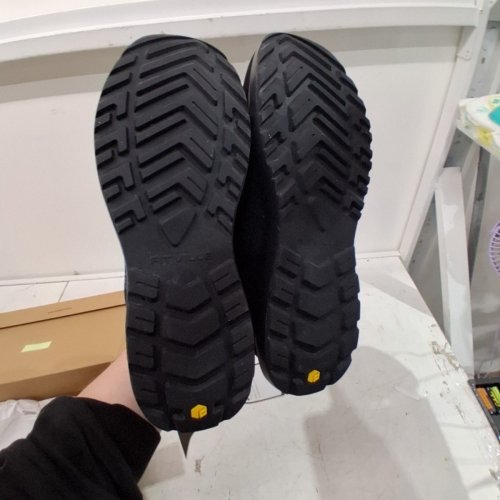 MEN'S FITVILLE EXPLORER OUTDOOR SLIP-ON SHOES - SIZE 14 WIDE - BLACK image 4