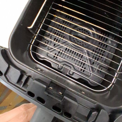 NINJA 6-IN-1 DOUBLESTACK SMART XL 2-BASKET AIR FRYER WITH THERMOMETER - 10QT CAPACITY (5QT/BASKET)- GREY (MODEL: SL451C) image 4