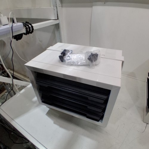 VEVOR DIGITAL FAN-FORCED CEILING MOUNT SHOP/GARAGE HEATER W/ REMOTE CONTROL & OVERHEAT PROTECTION, 5000W - 11" X 13" - WHITE - (MODEL: BGP2102-50R) image 5