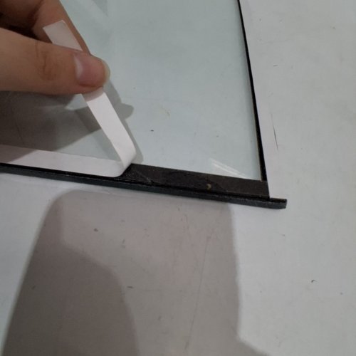 ACTIVAR SAFETY-RATED TEMPERED GLAZING GLASS WITH TAPE - 11" X 11" X 1/4" - CLEAR image 4
