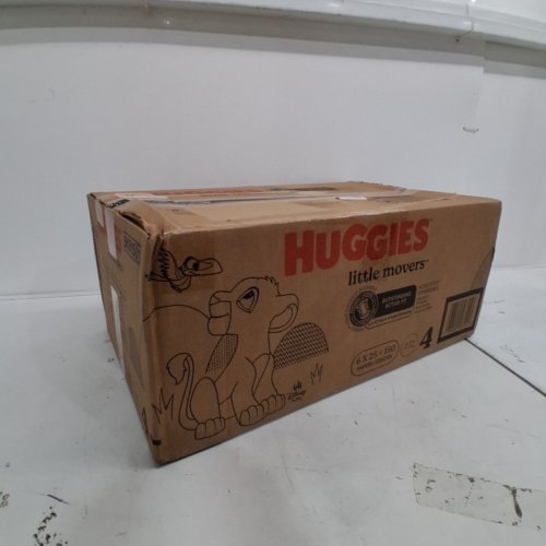 150PK HUGGIES LITTLE MOVERS DIAPERS - SIZE 4 - WHITE image 2