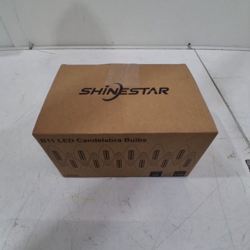12PK SHINESTAR B11 DIMMABLE CANDELABRA LED LIGHT BULBS - E12 BASE - 60W - 500LM - 2700K (MODEL: DS-C35LEDR-2700K-12P) image 4