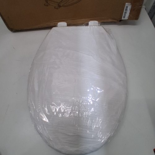 GARVEE ELONGATED SOFT CLOSE EASY CLEAN PLASTIC TOILET SEAT - 19" - WHITE - (MODEL: PHO_11GXK800) image 3