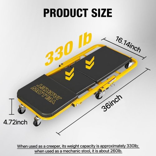 YELLOW JACKET Z-CREEPER SEAT - YELLOW AND BLACK image 2