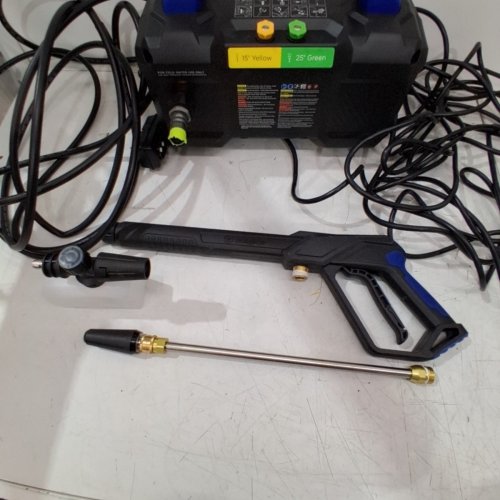 WESTINGHOUSE HANDHELD ELECTRIC PRESSURE WASHER WITH INTERCHANGEABLE NOZZLES - 2100PSI - 1.7GPM - BLACK/BLUE (MODEL: EPX3100V) image 6