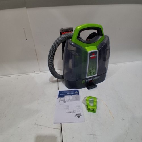 BISSELL LITTLE GREEN PORTABLE DEEP CLEANING VACUUM - 37OZ TANK MAX - GREEN/GREY (MODEL : 2513B) image 3