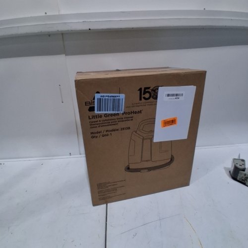 BISSELL LITTLE GREEN PORTABLE DEEP CLEANING VACUUM - 37OZ TANK MAX - GREEN/GREY (MODEL : 2513B) image 6