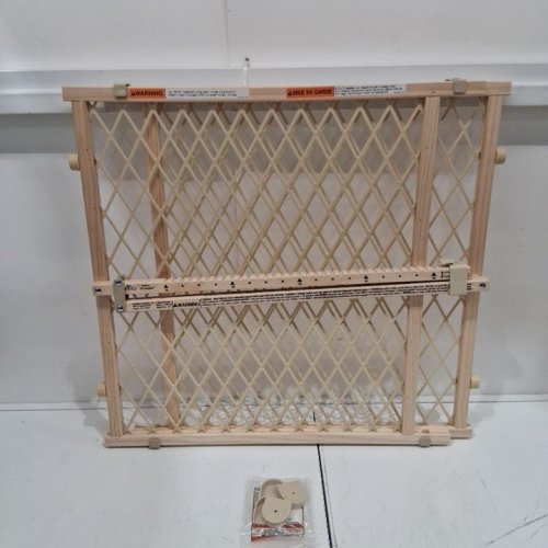 EVENFLO POSITION AND LOCK WIDE DOORWAY GATE - 23" X 26"-42" - TAN (MODEL: 6622100) image 3