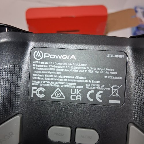 POWERA WIRED SUPER MARIO NINTENDO SWITCH CONTROLLER - TEAL, WHITE, AND BLACK (MODEL: NSGPAWD) image 4