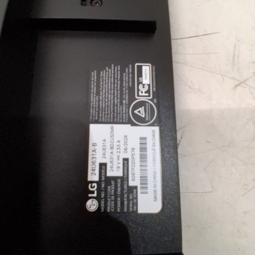 LG QHD IPS 100HZ MONITOR - 24" - BLACK (MODEL:24U631A-B) image 5