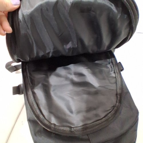 KIDS CASUAL SCHOOL BACKPACK - 16" - BLACK image 5
