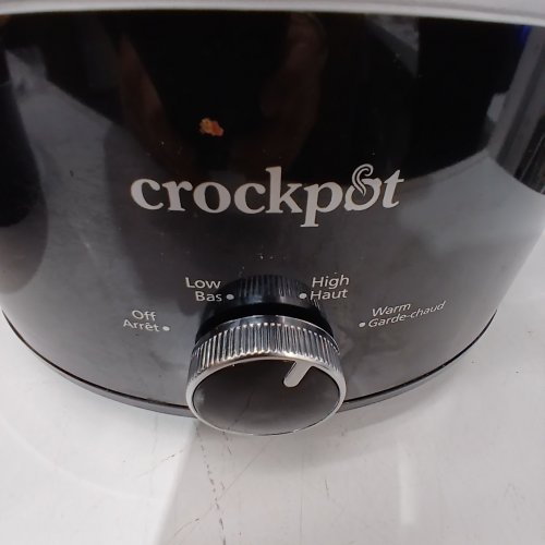 CROCK-POT MANUAL SLOW COOKER - 4QT - BLACK (MODEL: CPSCVM40-BP-033) image 2