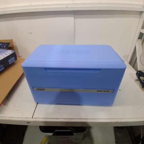 COLEMAN SNAP N GO COLLAPSIBLE COOLER - 45QT - BLUE (MODEL: 085-4351-8) image 2